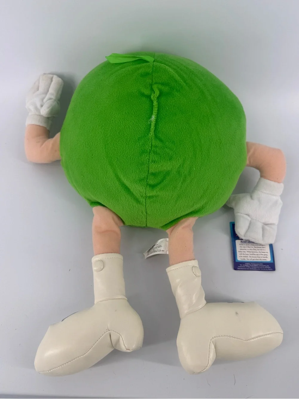 Vintage 2001 Nanco Green M&M Plush 17